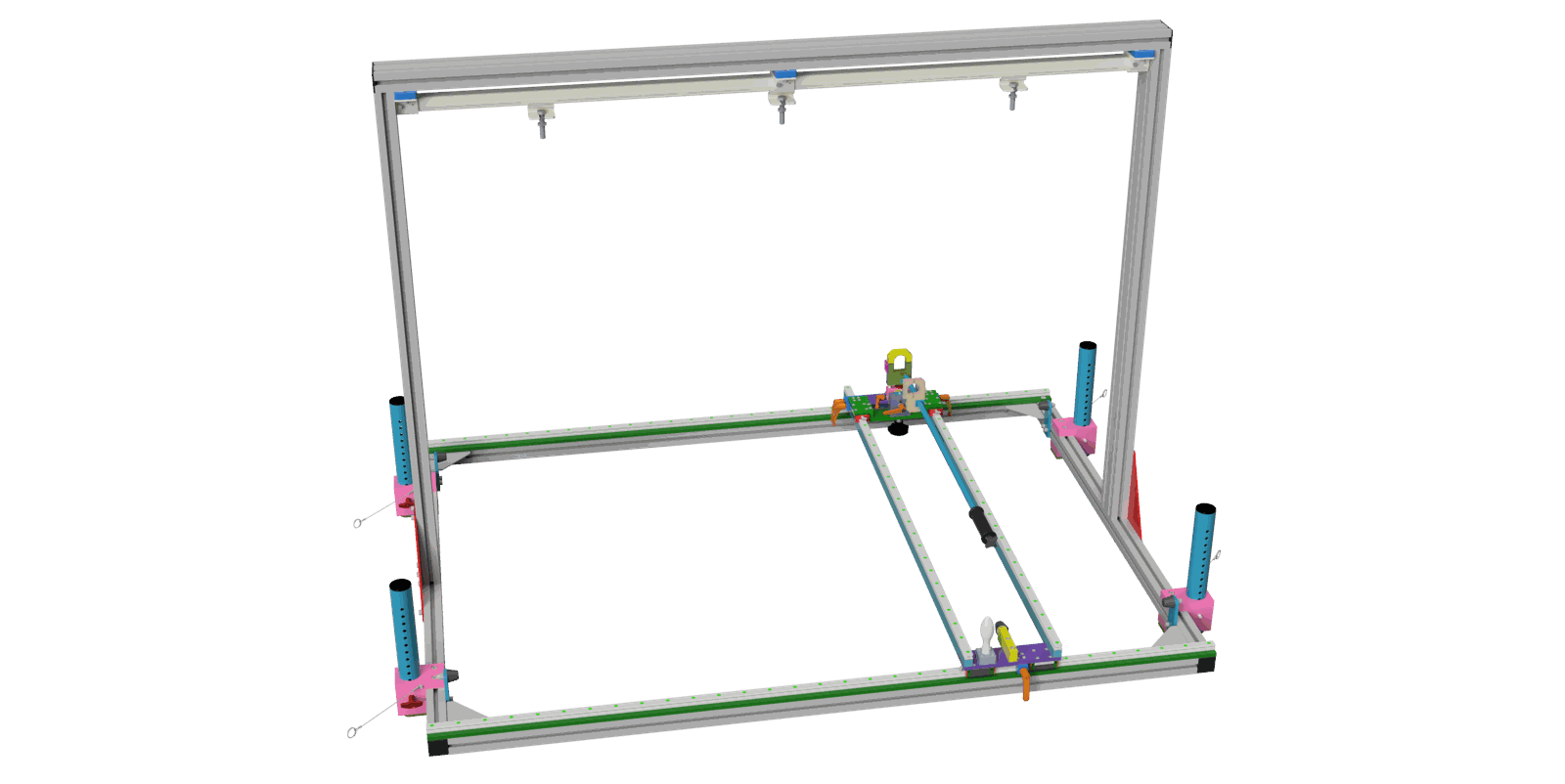 Linearsystem zur vereinfachten Handhabung eines Reinigungslasers